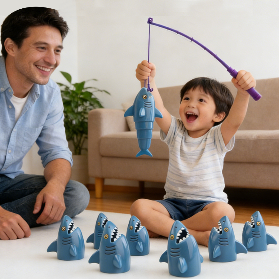 Board Game Harvest - Fishing Master Parent-Child Interactive Shark Board