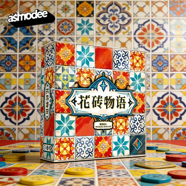 Board Game Azul - ASMODEE Original AZUL Board Game Chinese