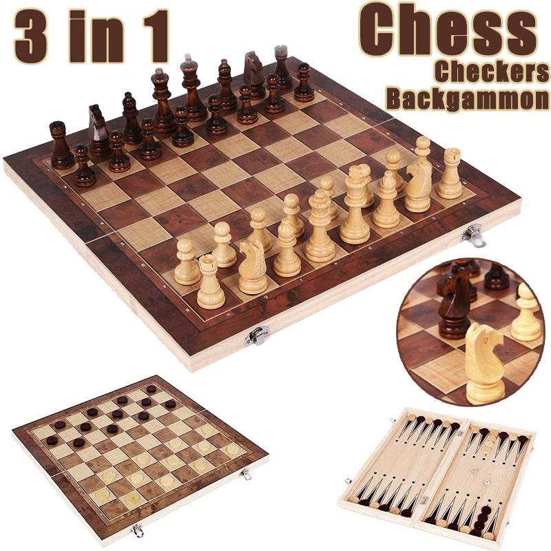 Board Game Harvest - 3 in 1 Chess Board, Folding