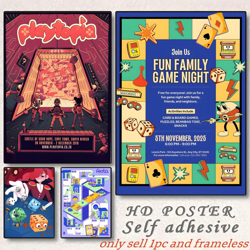 Board Game Film - Berlin Brettspiel Con Board Game Poster