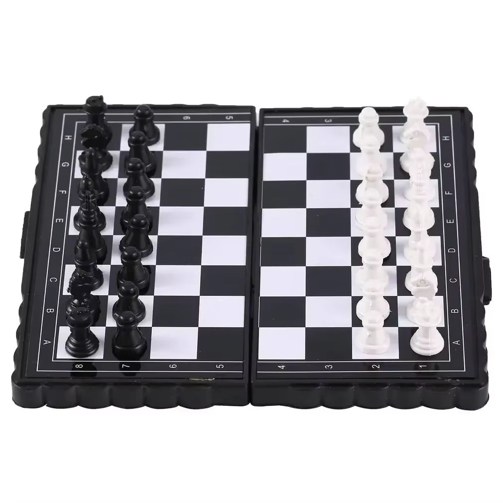 Board Game For Kids - 1Pc Mini Magnetic Chess Set Folding