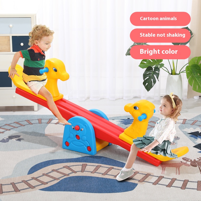 Board Game For Kids - Outdoor Countyard Animal Seesaw Board Toys
