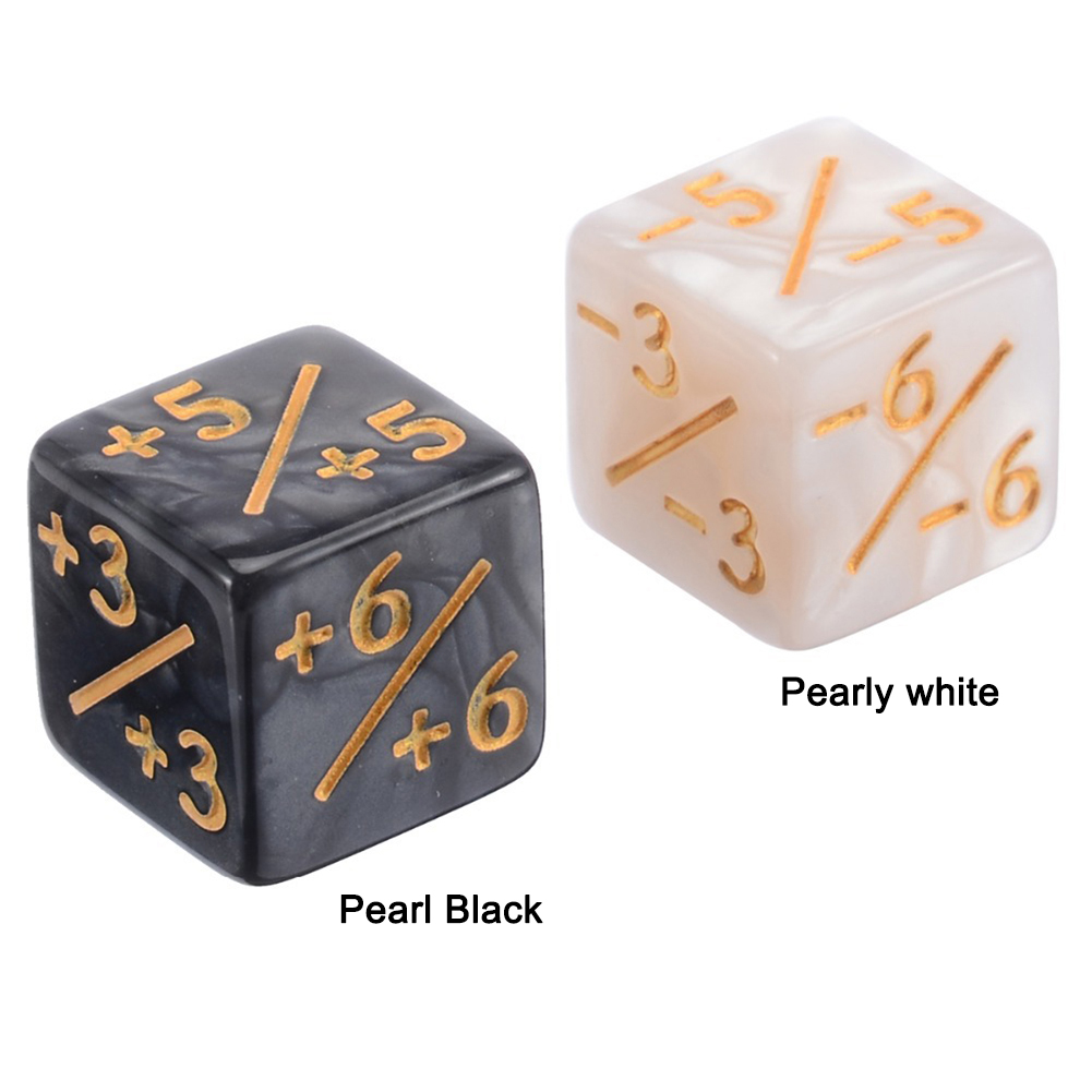Game Token Counter - 10 Pieces 6 Sided Counters Dice