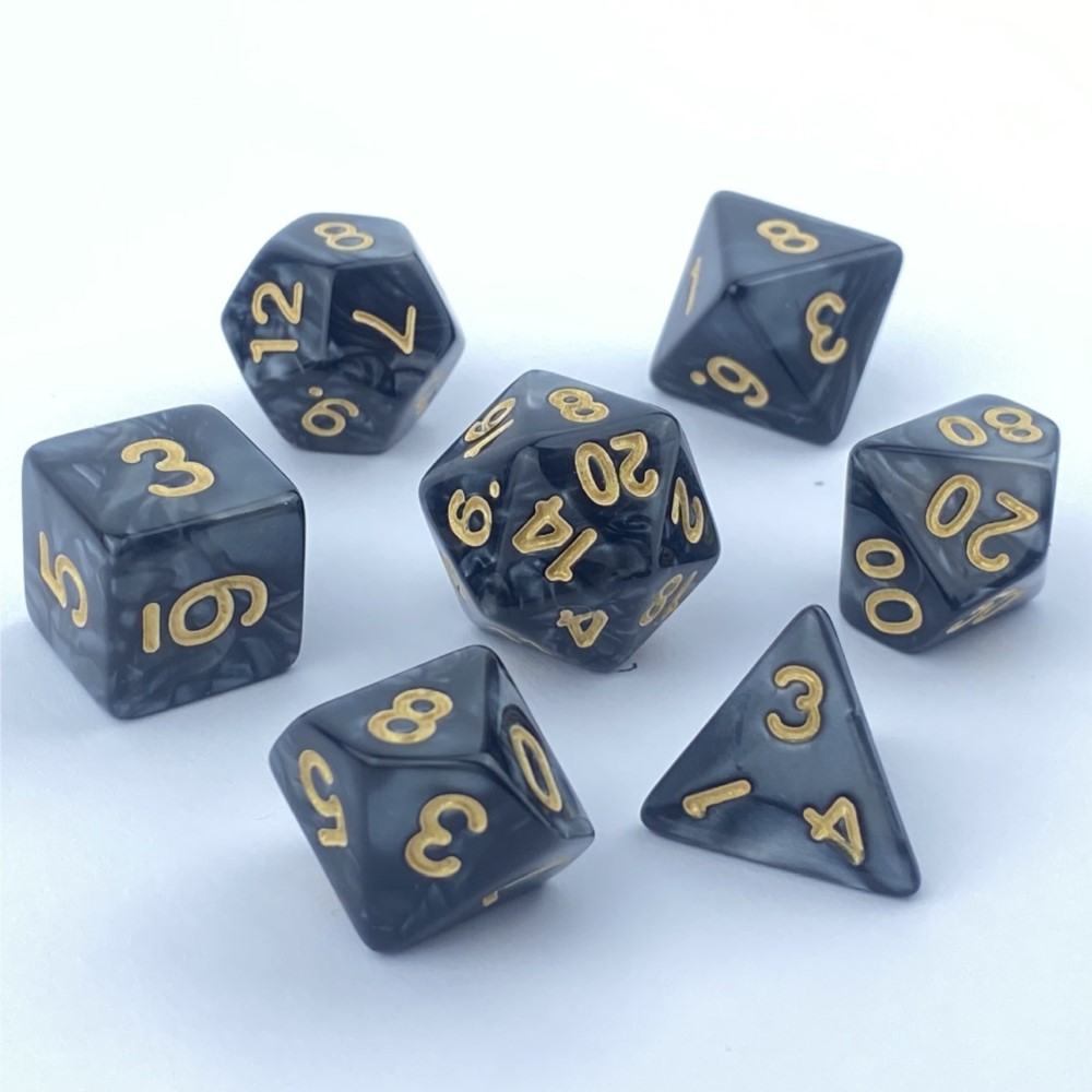 Game Token Counter - 7pcs Dice Set Board Games Roll