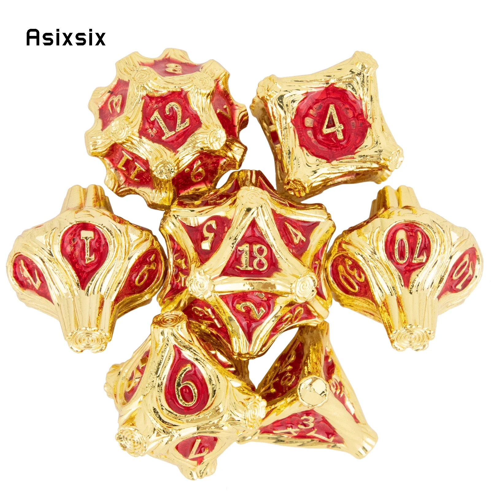 Board Game Root - 7 Pcs Golden Red Tree Stump