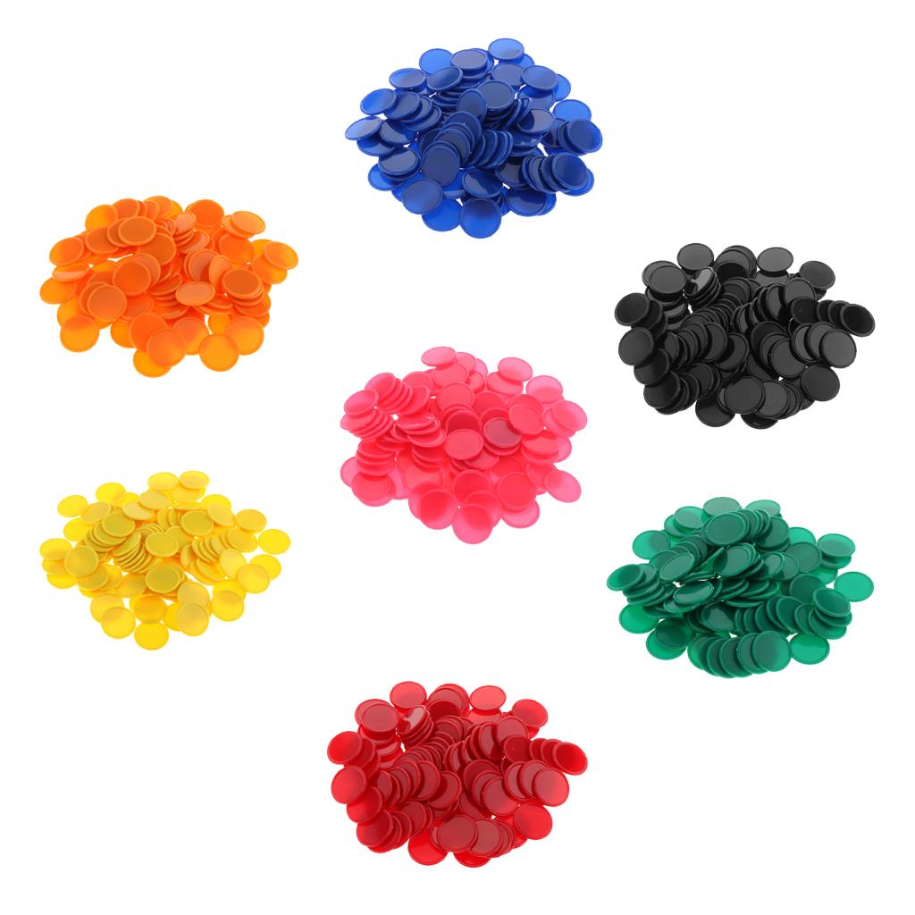 Game Token Counter - 100Pcs Plastic Learning Counters Disks Bingo