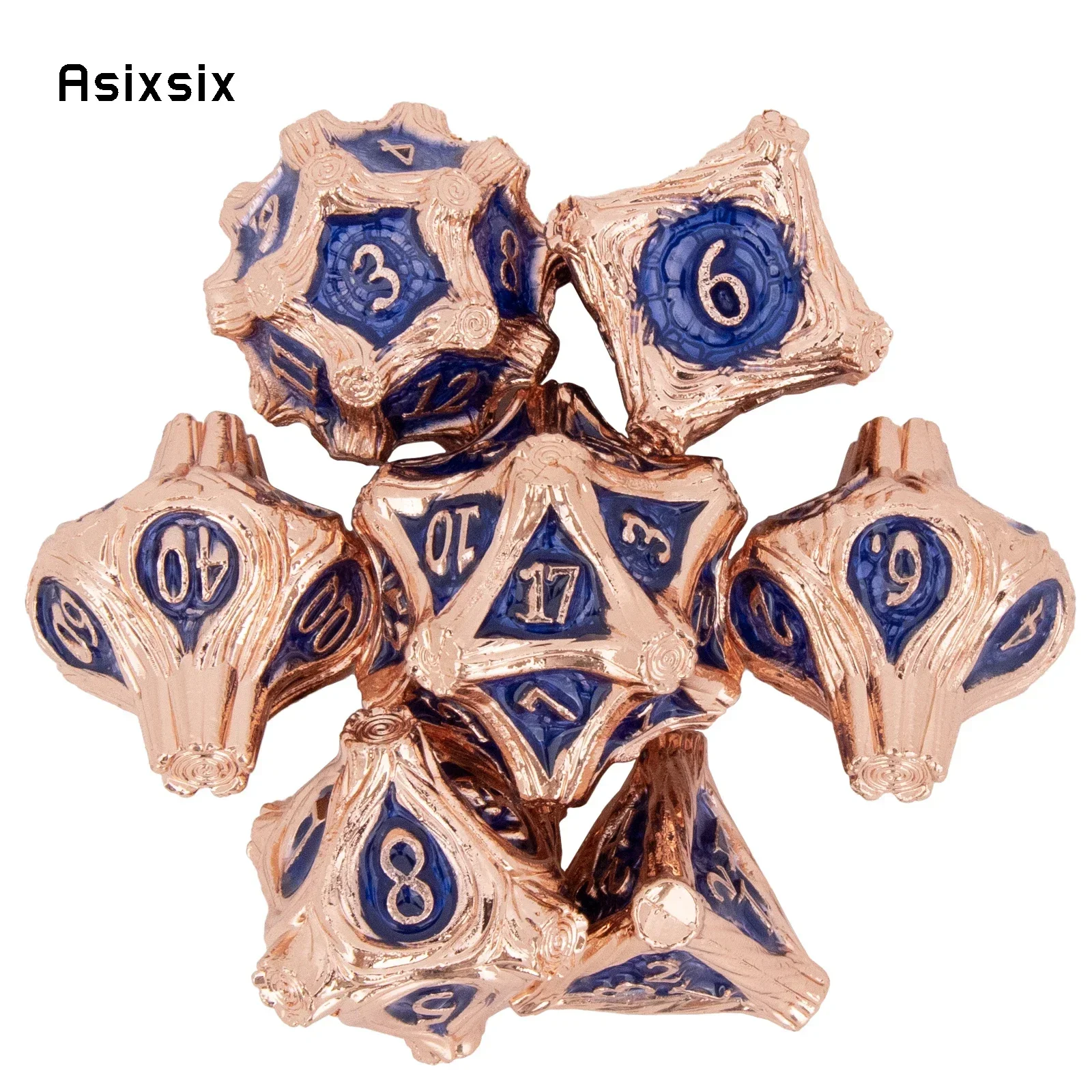 Board Game Root - 7 Pcs Copper Blue Tree Stump