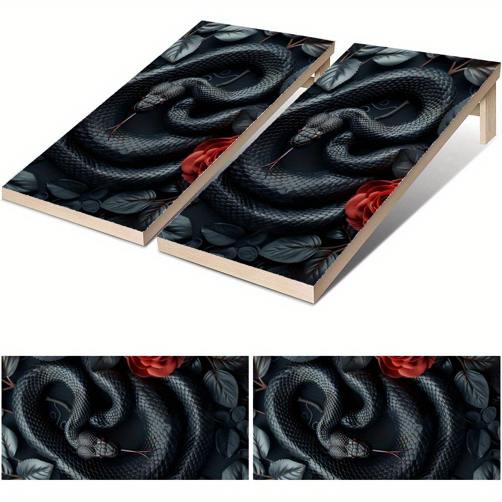 Board Game Film - Dark Night Snake & Rose Waterproof