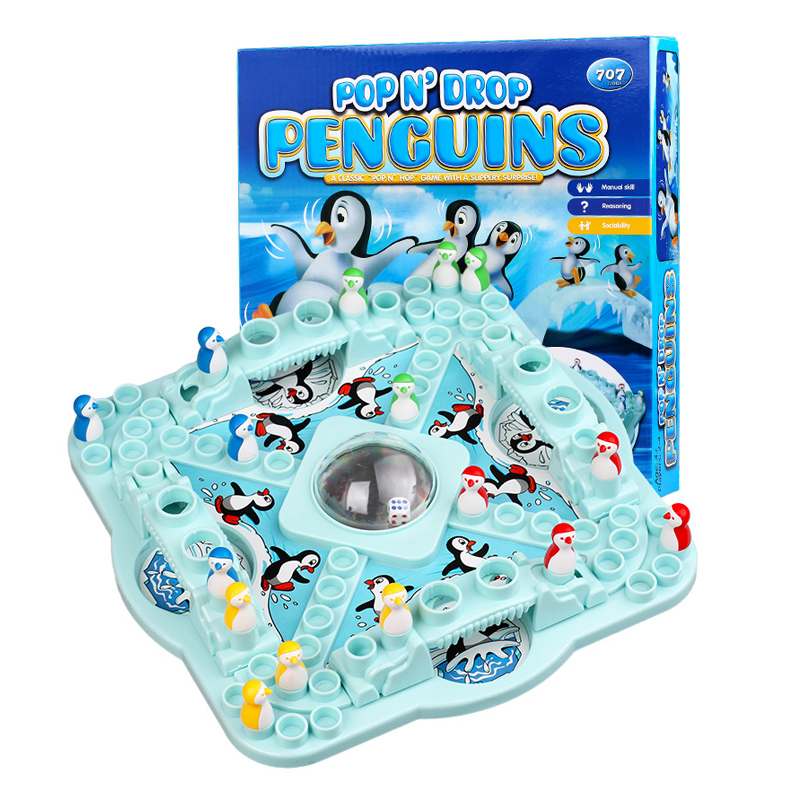 Board Game Harmonies - Party Game Penguin Chess Board Game