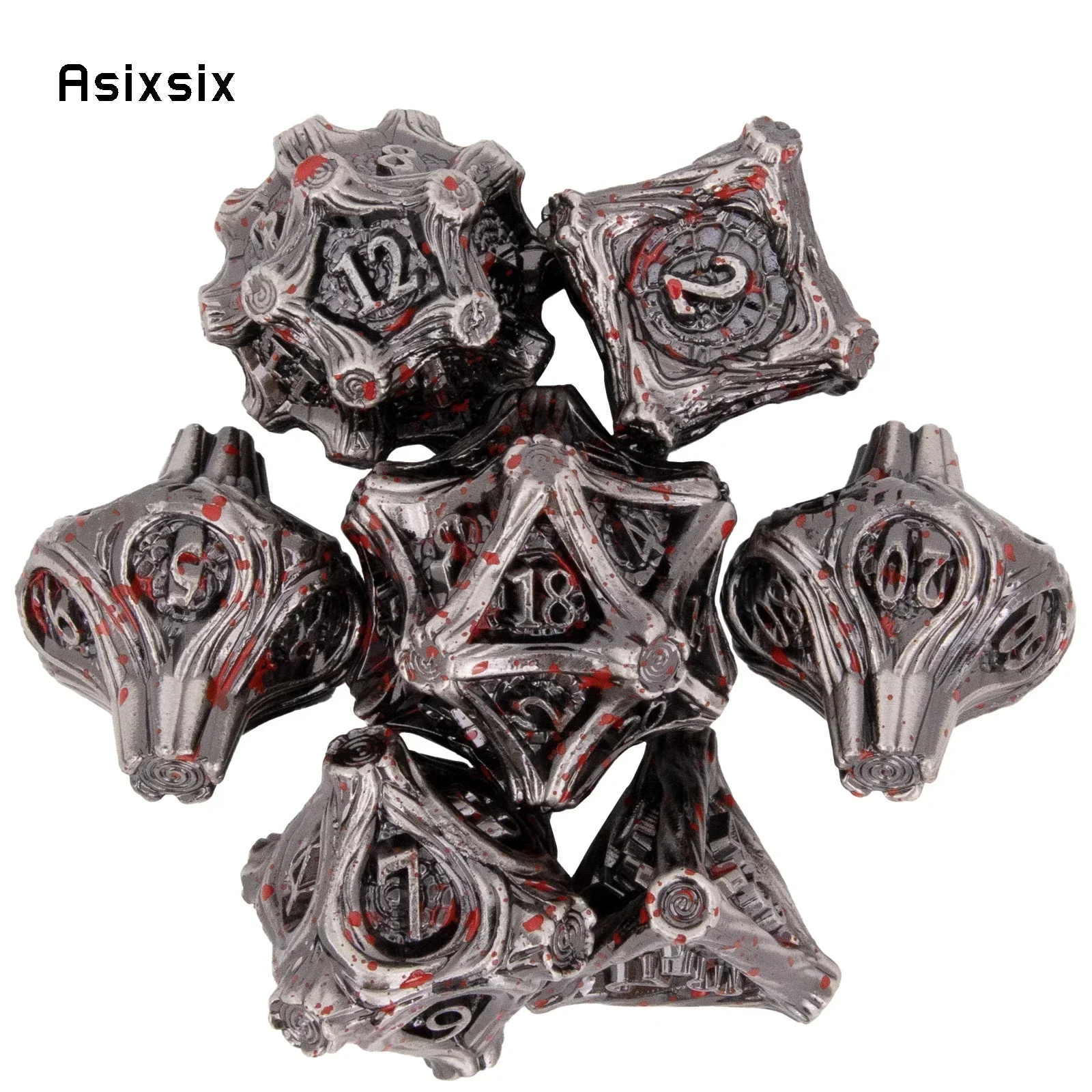 Board Game Root - 7 Pcs Silver Red Tree Stump