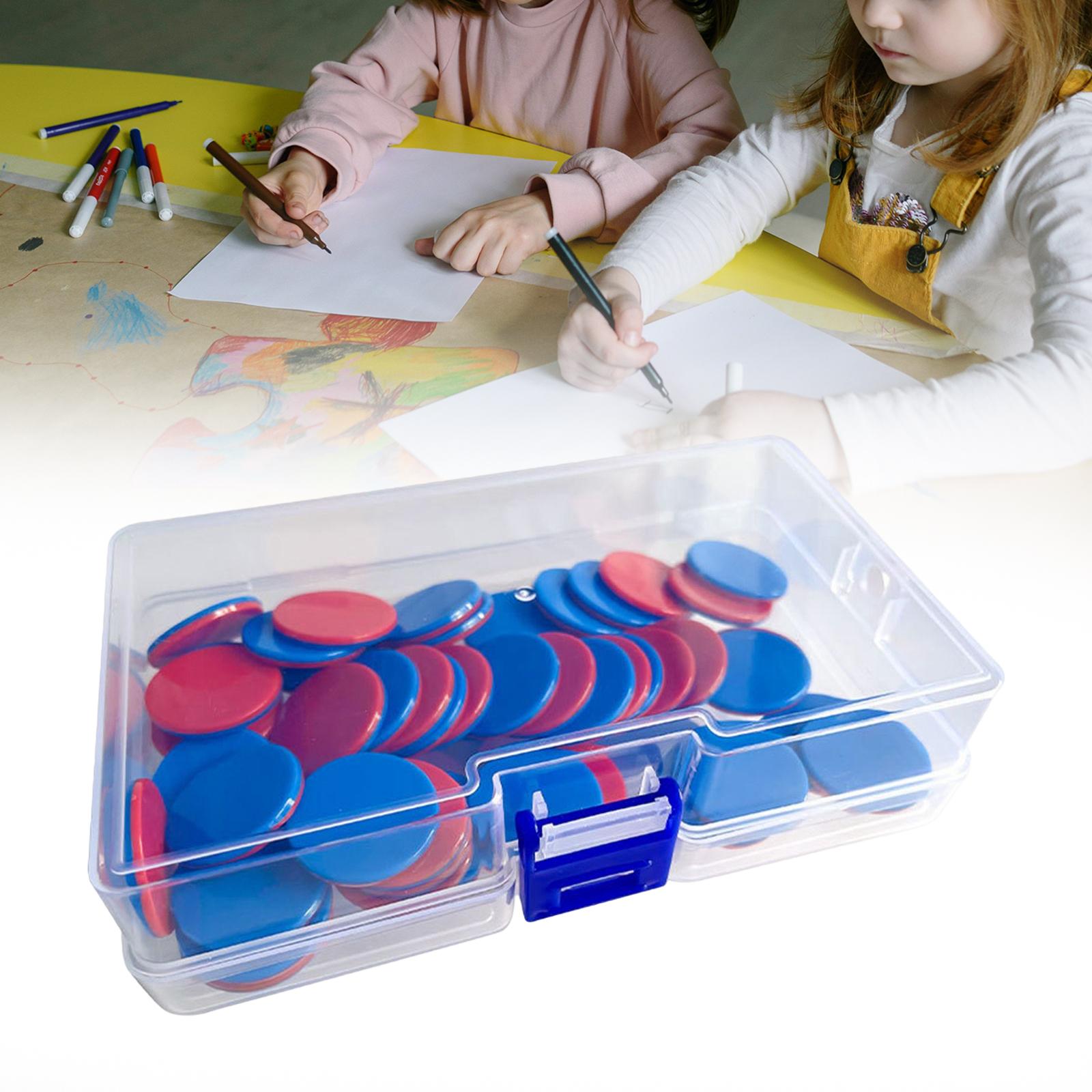 Game Token Counter - Solid Bingo Chips Math Practice Counting