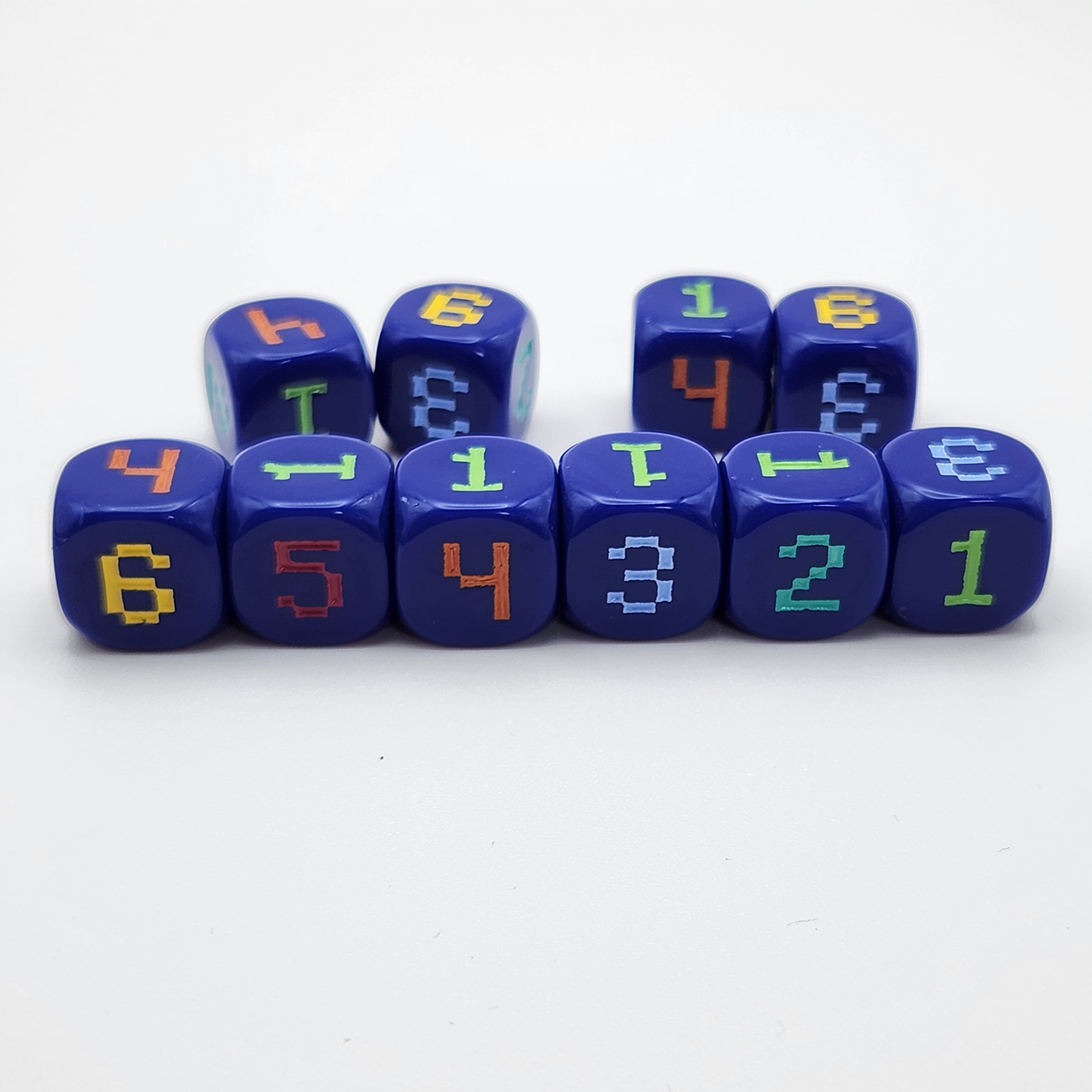 10pcs 14mm 6-Sided rounded 6-c - đánh giá và giá Game Token Counter