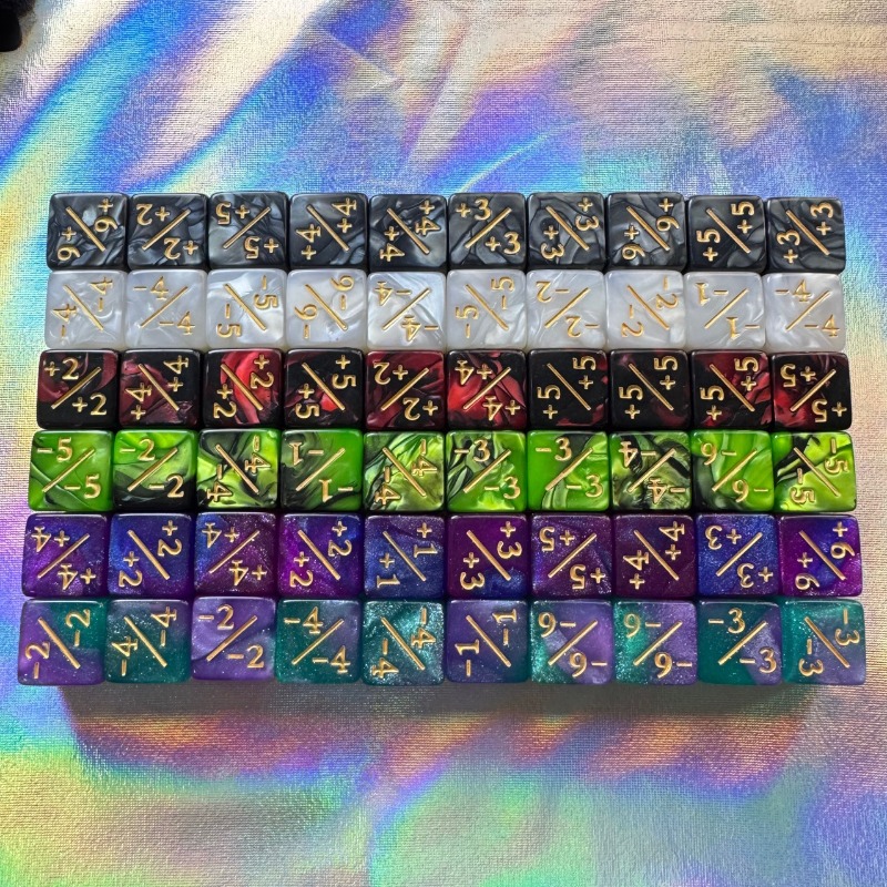 16mm Plus Minus Dice Number 16 - đánh giá và giá Game Token Counter