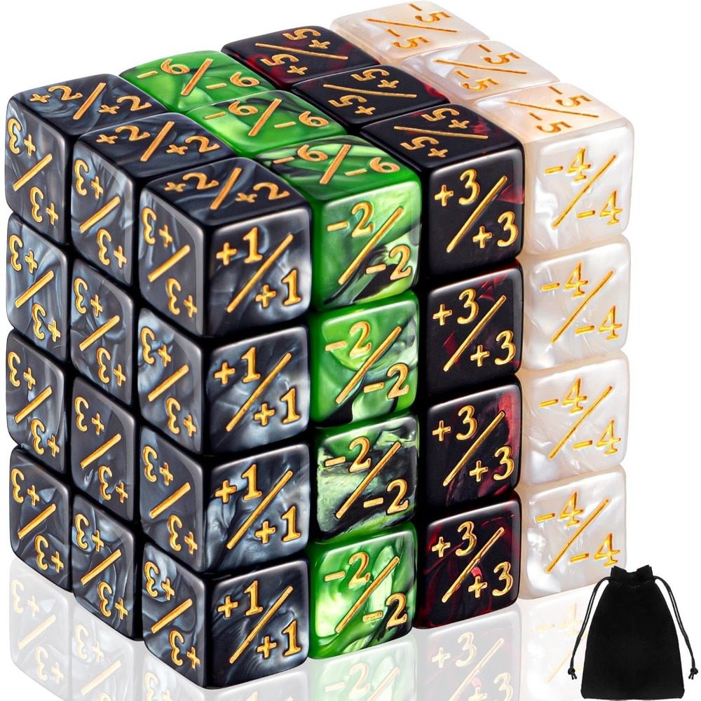 48 Pcs Counter Dice -1/+1 Coun - đánh giá và giá Game Token Counter