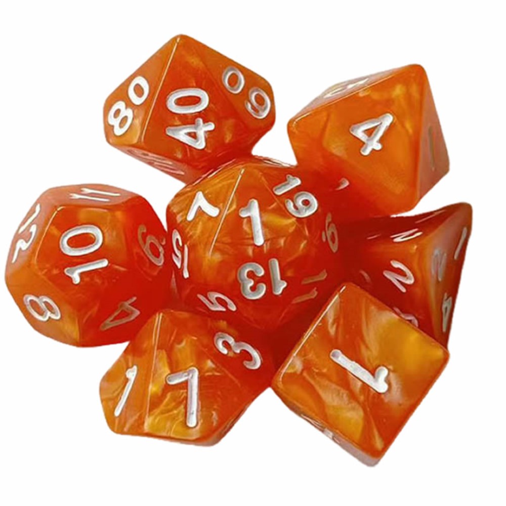 7pcs Dice Set Board Games Roll - đánh giá và giá Game Token Counter