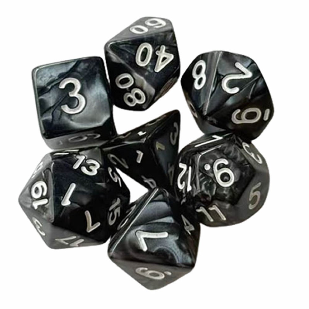 7pcs Dice Set Board Games Roll - đánh giá và giá Game Token Counter