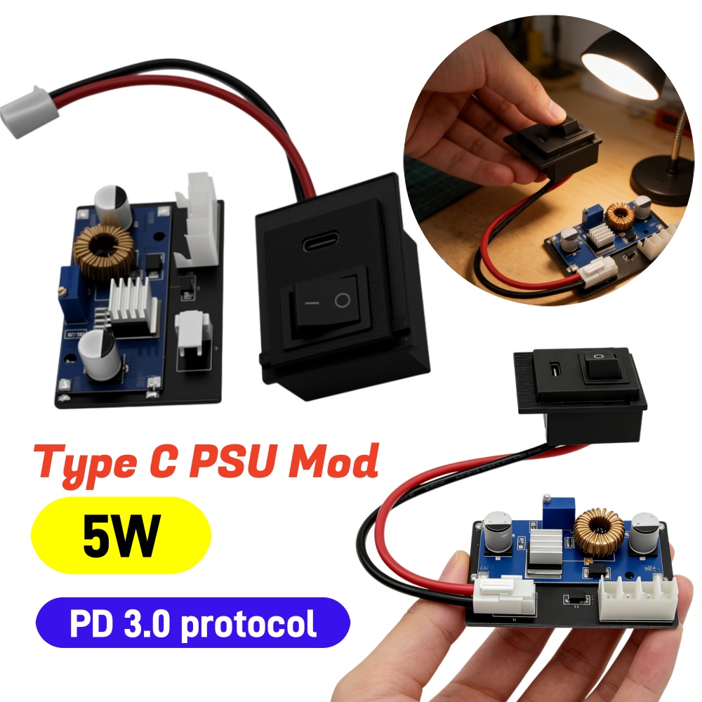 Replacement Type C PSU Mod for - đánh giá và giá Board Game Video Games