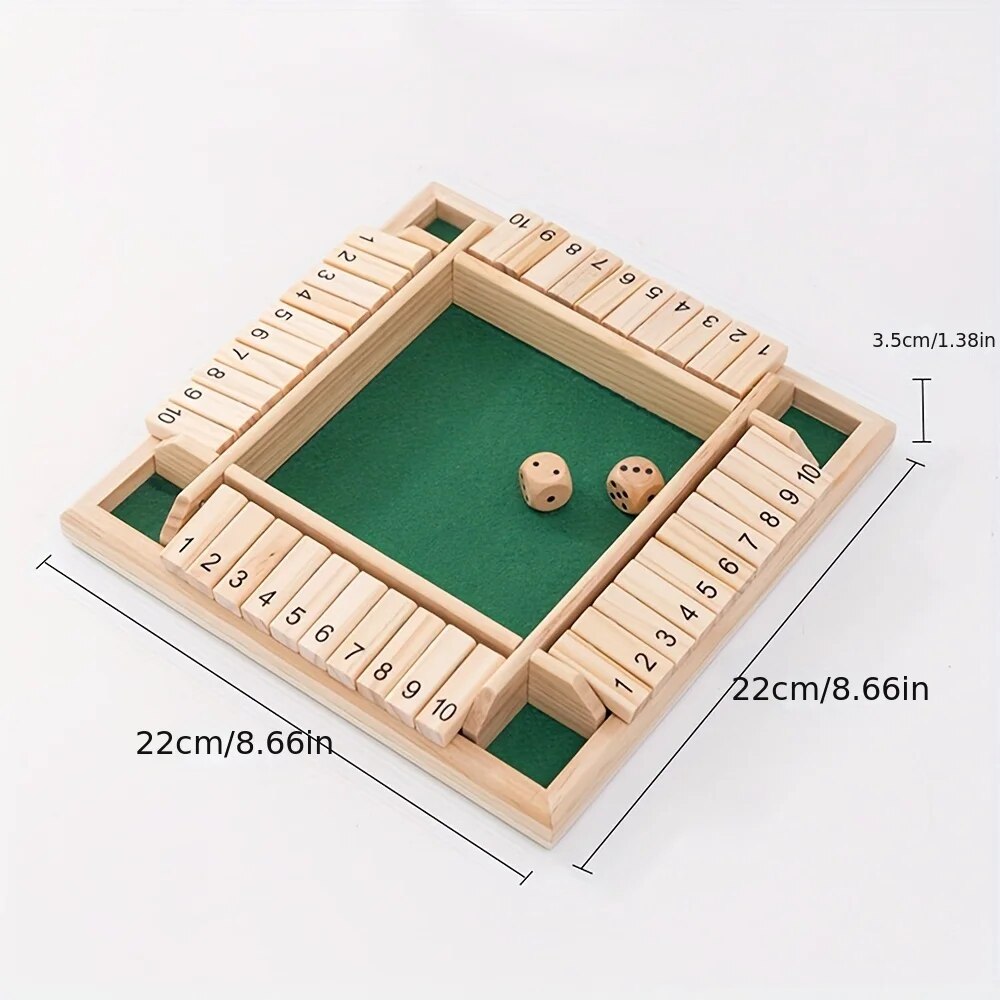 Wooden Dice Board Game Shut Th - đánh giá và giá Board Game Azul