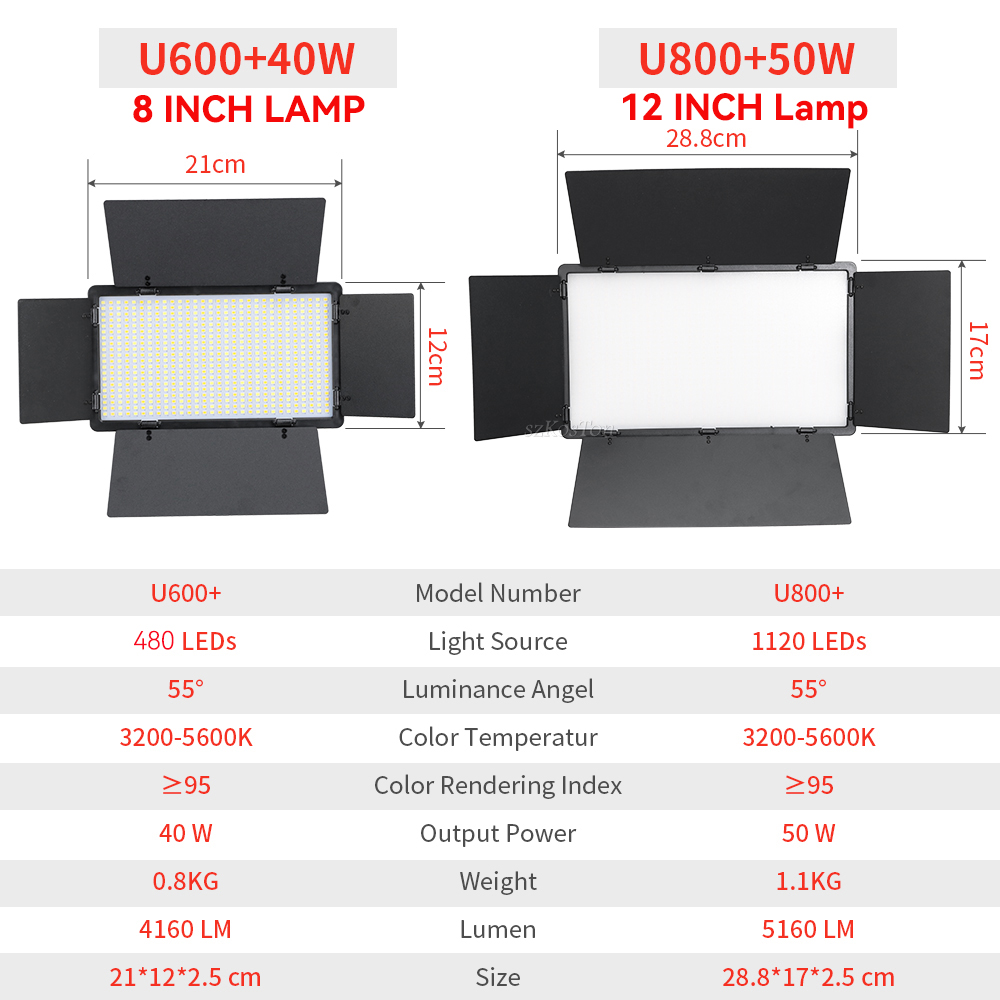 U800 U600 Đèn LED Chụp Ảnh Phò - đánh giá và giá Board Game Video Games